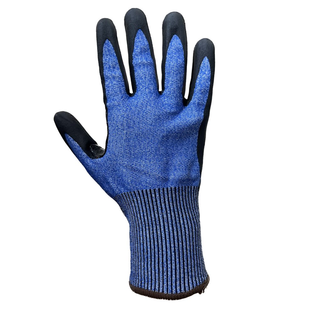15MF-D//15G CUT-D Glove with Premium Nitrile Coated MicroFoam Grip on Palm & Fingers - Touchscreen