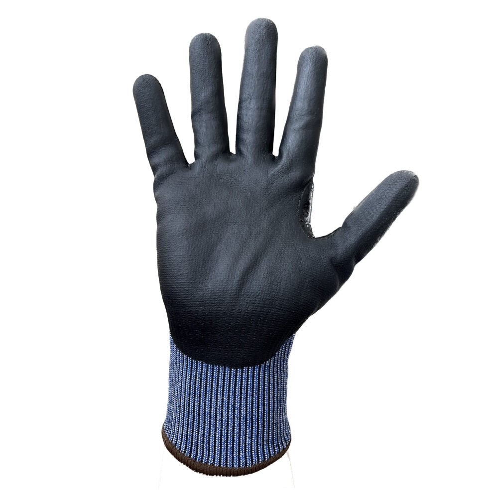15MF-D//15G CUT-D Glove with Premium Nitrile Coated MicroFoam Grip on Palm & Fingers - Touchscreen
