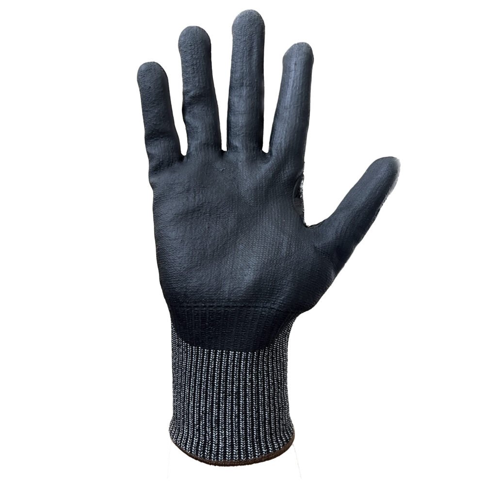 132 15MF-F//15G CUT-F Glove with Premium Nitrile Coated Microfoam Grip on Palm & Fingers