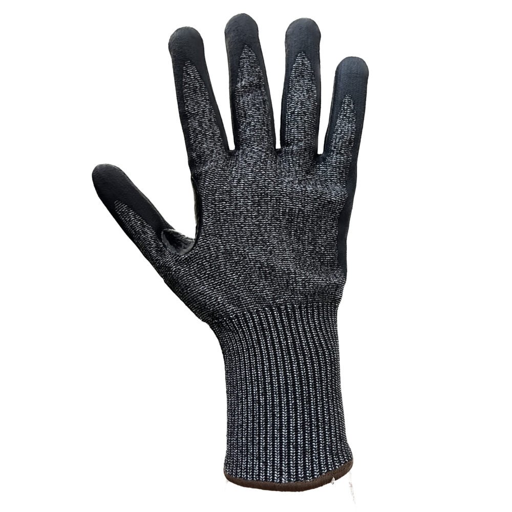 133 15MF-F//15G CUT-F Glove with Premium Nitrile Coated Microfoam Grip on Palm & Fingers