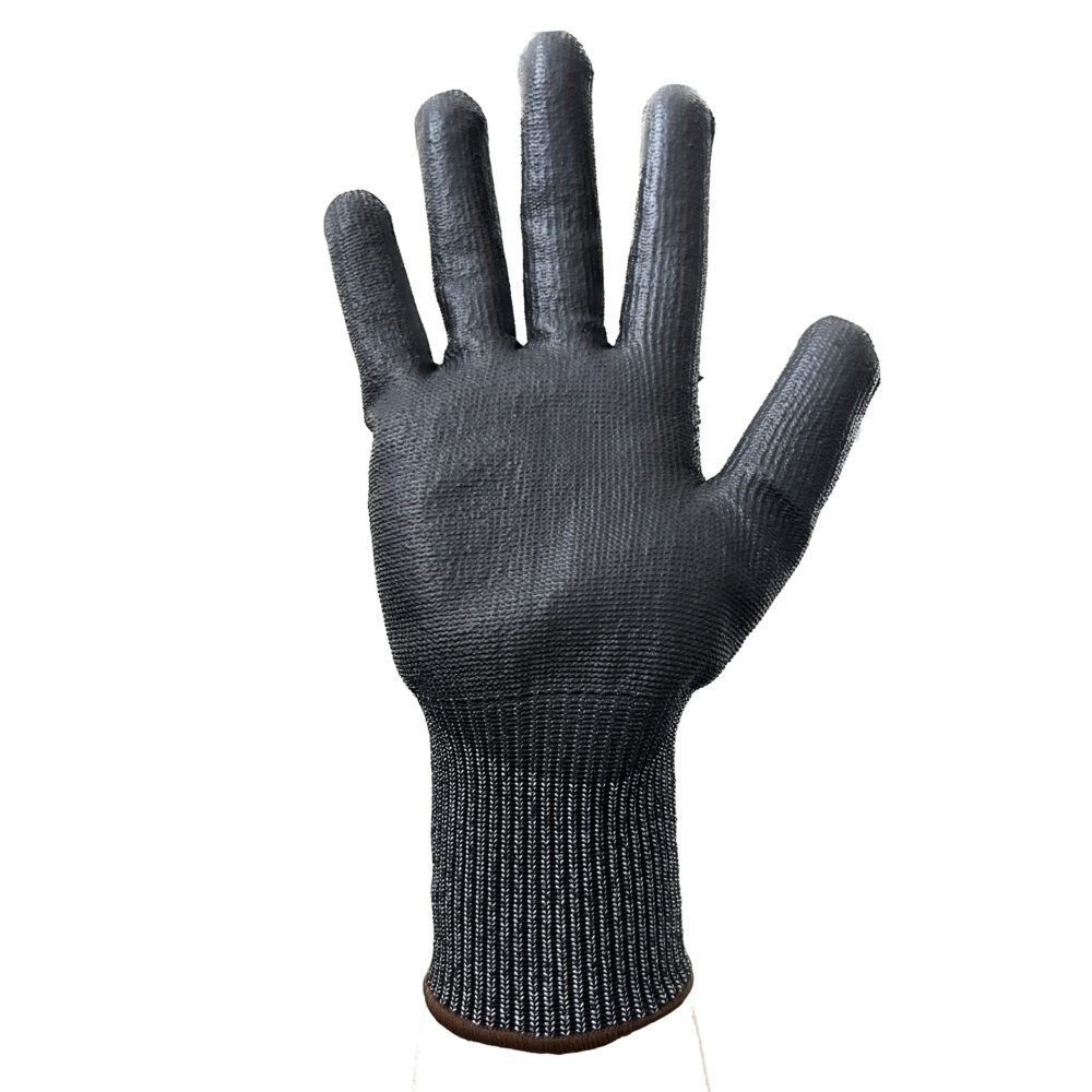 140 15PU-F//15G CUT-F Glove with Polyurethane Coated Flat Grip on Palm & Fingers-Touchscreen