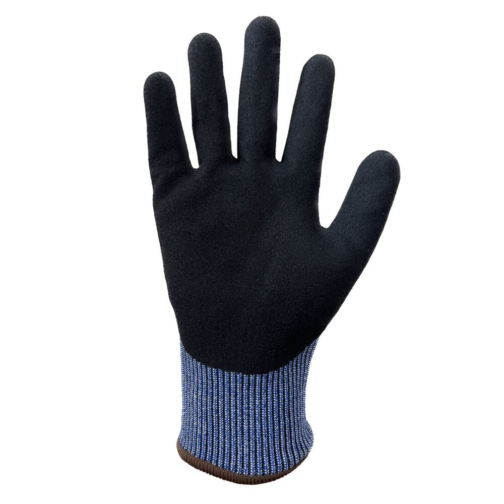 15NS-D//15G CUT-D Glove with Nitrile Coated Sandy Grip on Palm & Fingers