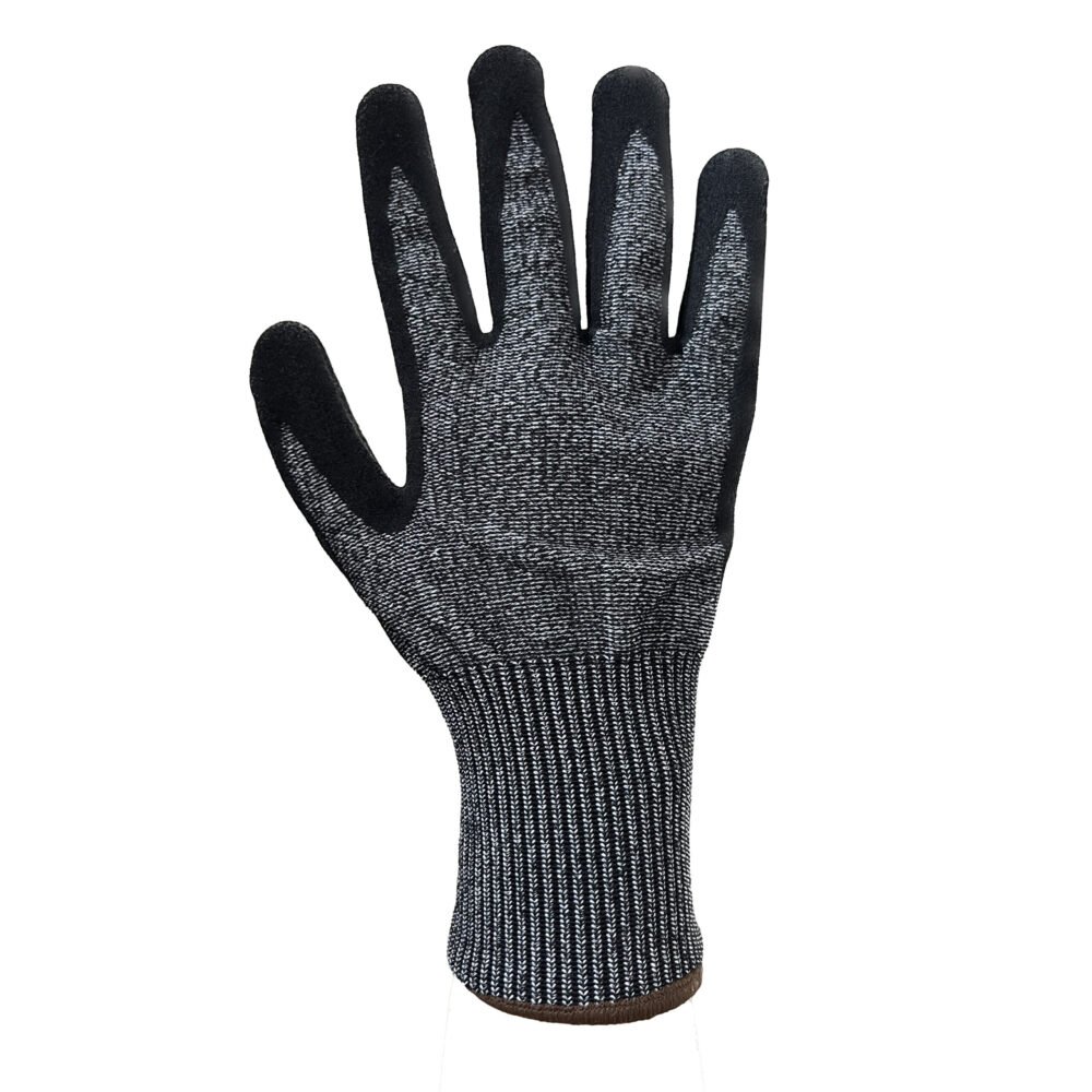 15NS-F//15G CUT-F Glove with Nitrile Coated Sandy Grip on Palm & Fingers