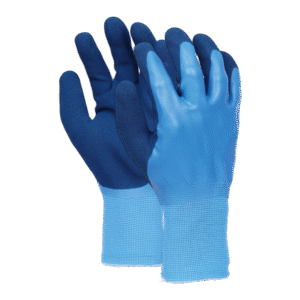 LS54 LS54//13G Polyester Glove with Double Dipped Latex Sandy Grip on Full Hand