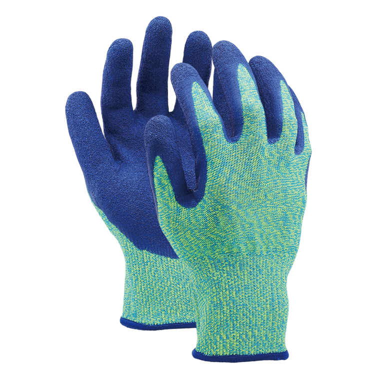 13LK-C//13G CUT-C Glove with Latex Coated Crinkle Grip on Palm & Fingers