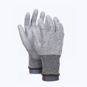 13PU-B//13G CUT-B with Polyurethane Coated Flat Grip on Palm & Fingers