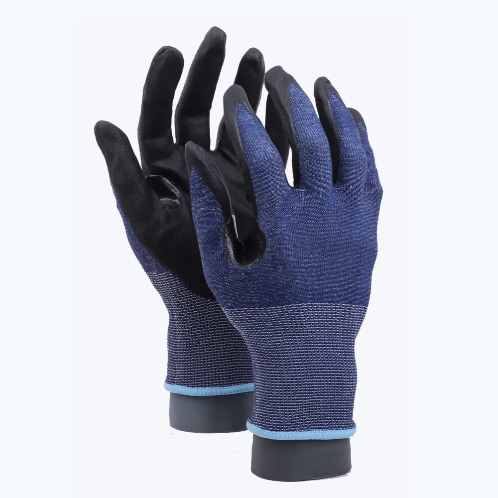 18MF-C-RE 18MF-C//18G CUT-C Glove with Premium Nitrile Coated MicroFoam Grip on Palm & Fingers