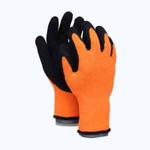 LF41-PE// 7G terry loops Polyester Glove with Latex Coated Foam Grip on Palm&Fingers