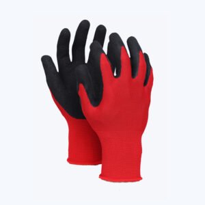 LK51-Soft // 13G Polyester Glove with Latex Coated Soft Crinkle Grip on Palm&Fingers