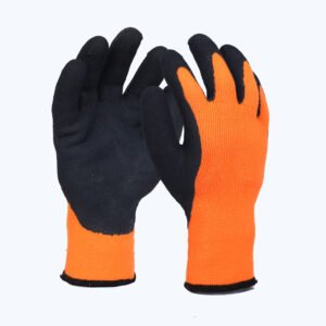 LS42 // 10G Acrylic Glove with Latex Coated Sandy Grip on Thumb,Palm&Fingers