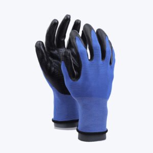 N51-U3//13G Polyester Glove U3 knitting with Nitrile Coated Smooth Grip on Palm & Fingers