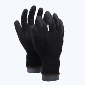 NS51-Winter//13G Polyester + 7G Acrylic lining Glove with Nitrile Coated Sandy Grip on Palm & Fingers